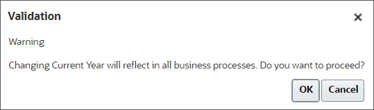Validation message